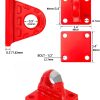 Heavy-Duty Front Bumper D-Ring Shackle Mounts