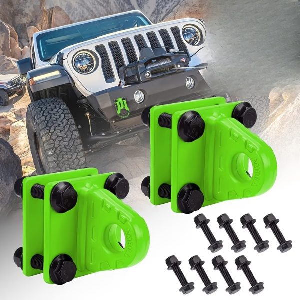 Heavy-Duty Front Bumper D-Ring Shackle Mounts