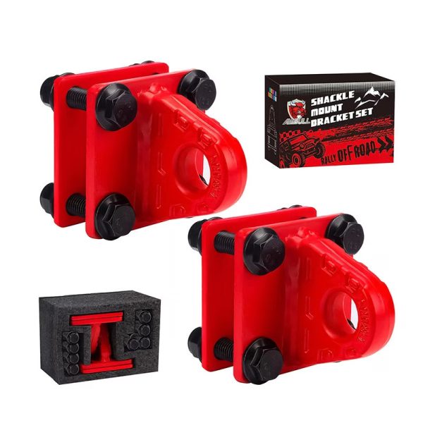 Heavy-Duty Front Bumper D-Ring Shackle Mounts