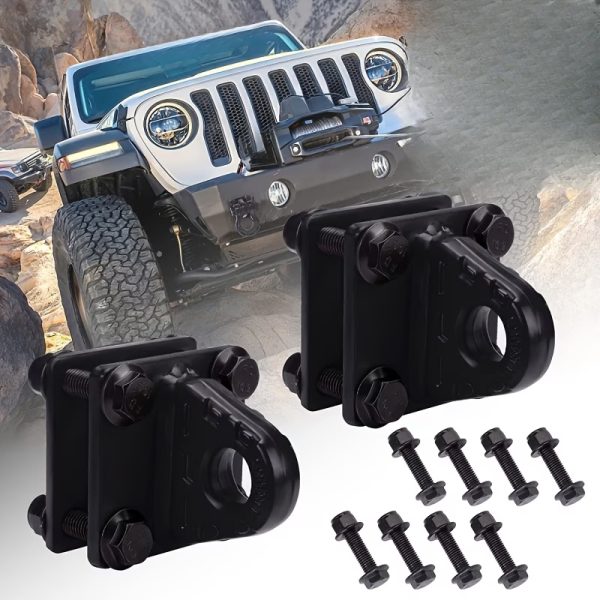 Heavy-Duty Front Bumper D-Ring Shackle Mounts