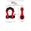 8-Ton Heavy-Duty Shackle Set with Anti-Rattle Isolators & Washer Kit